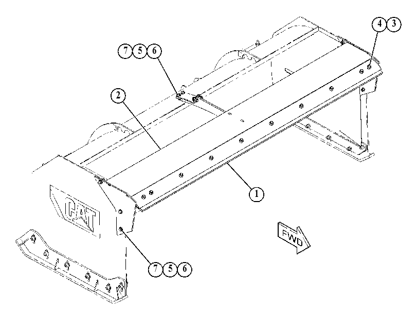KIT-BLADE DEFLECTOR 4813680 CAT