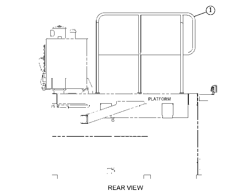 Поручень 4166187 CAT