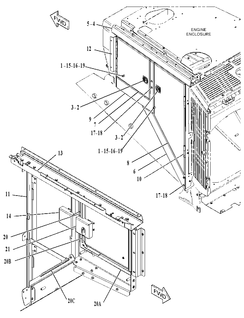 PANEL GP-ACCESS 3836824 CAT