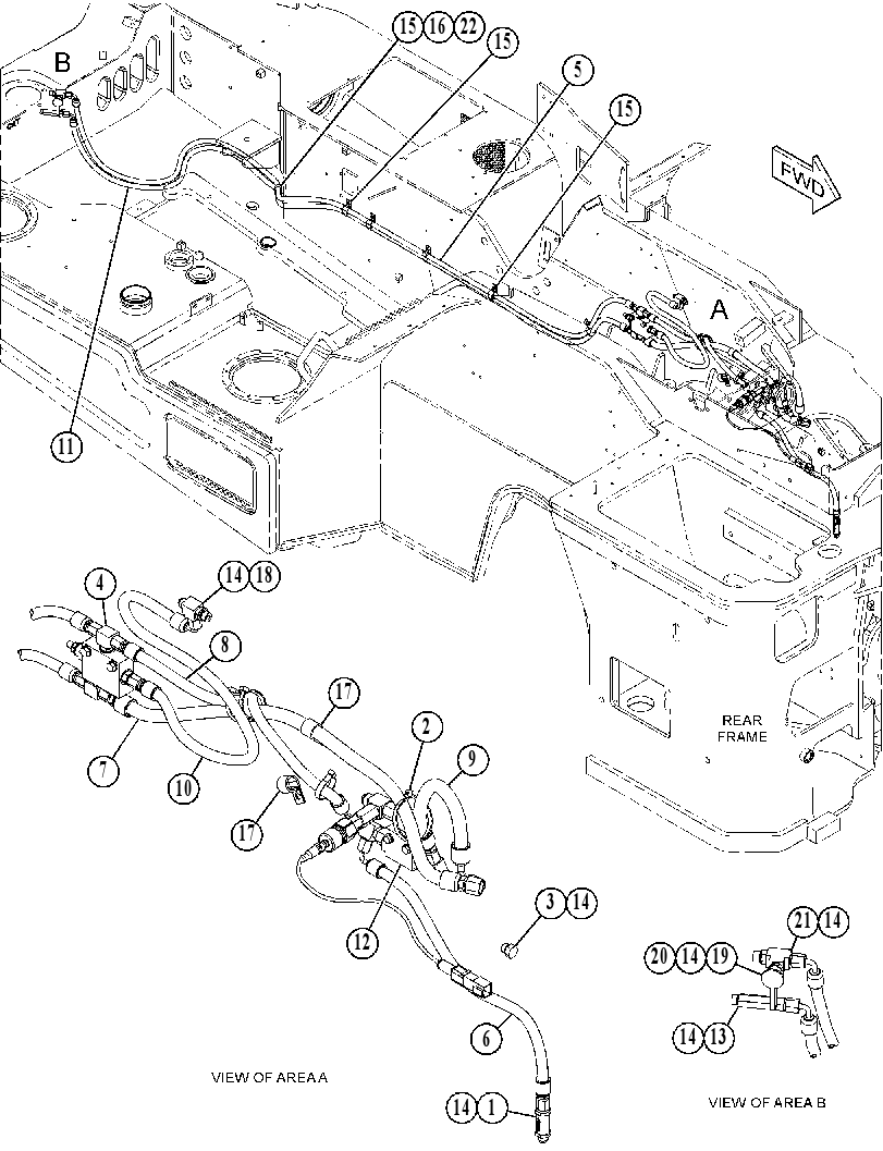 LINES GP-BRAKE RELEASE 5071895 CAT