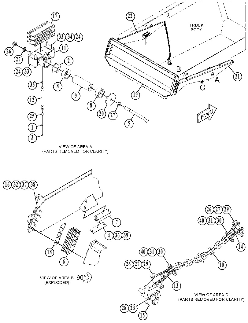 TAILGATE AR 3847353 CAT
