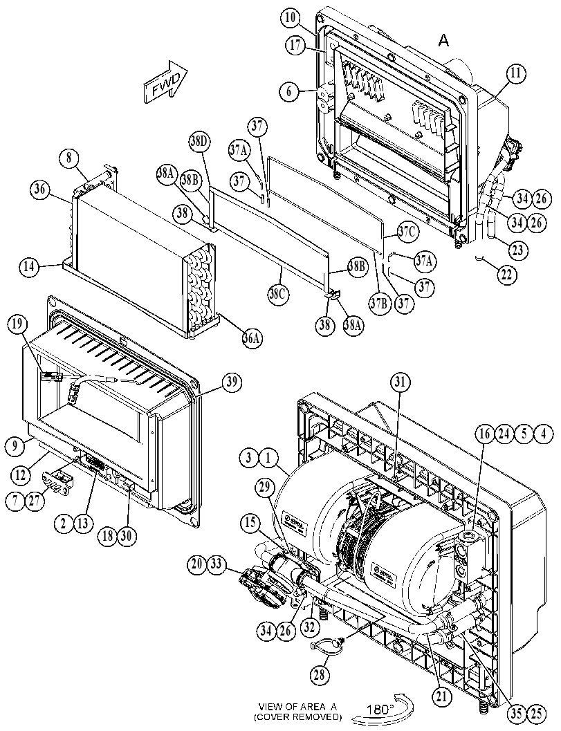 HEATER & AIR CONDITIONER GP 5142706 CAT
