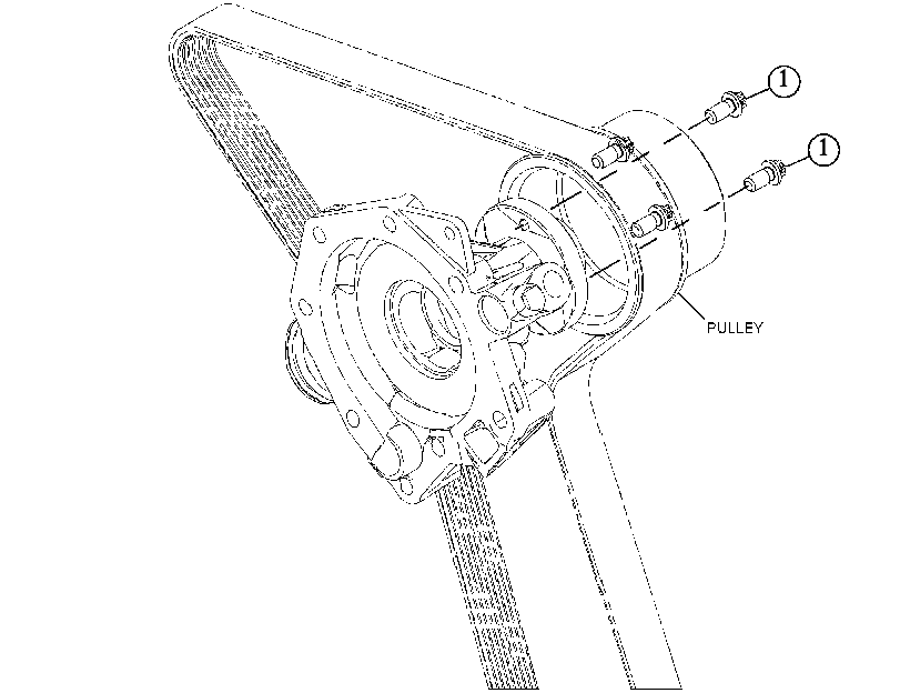 PULLEY GP-ENGINE 5168029 CAT