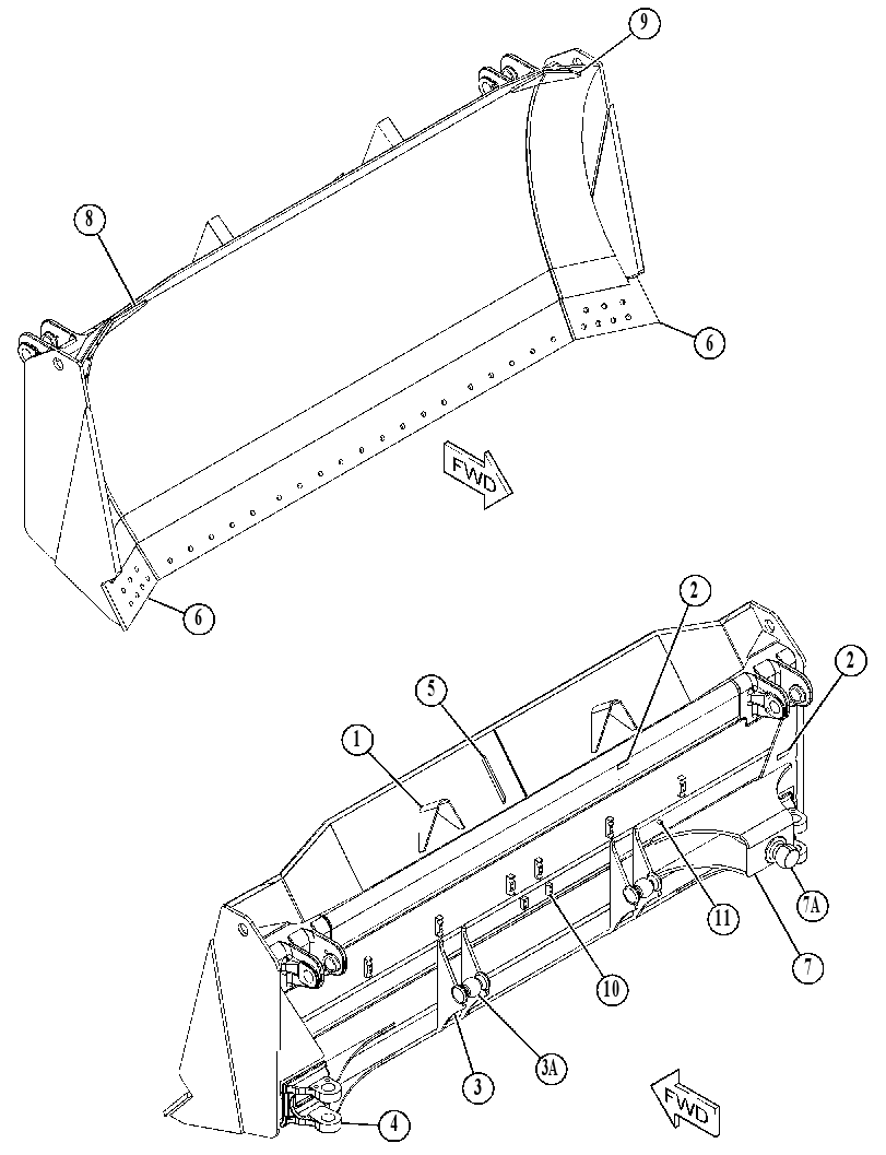 BLADE AS-SEMI-UNIVERSAL 4598335 CAT