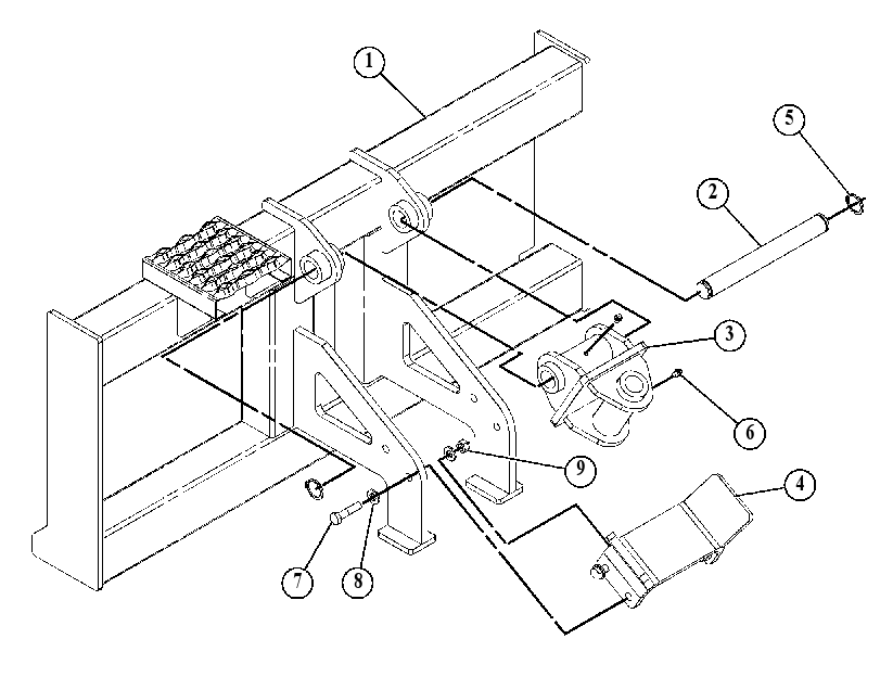 FRAME GP-AUGER 2115044 CAT