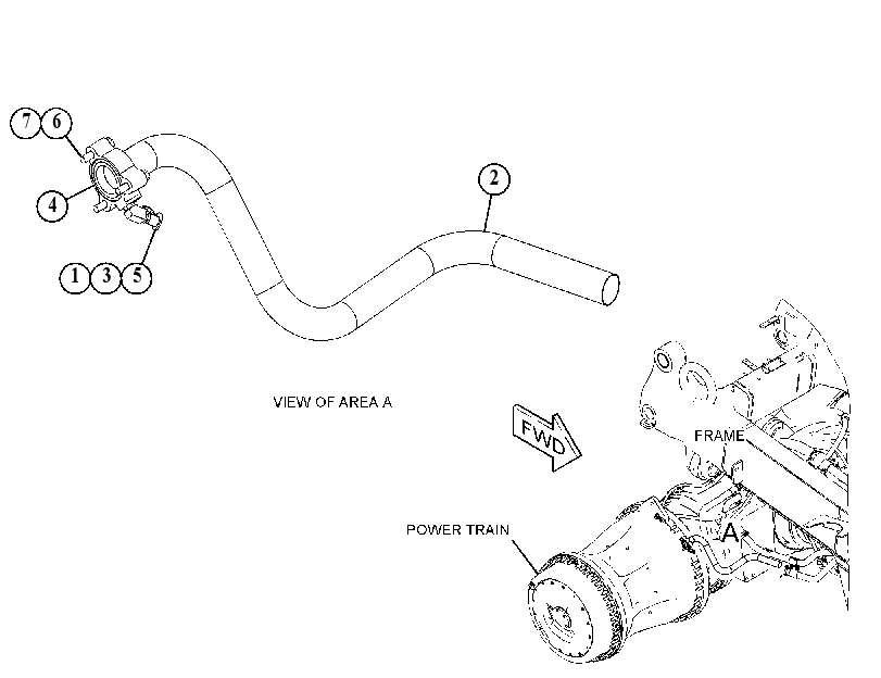 LINES GP-BRAKE COOLING 4976177 CAT