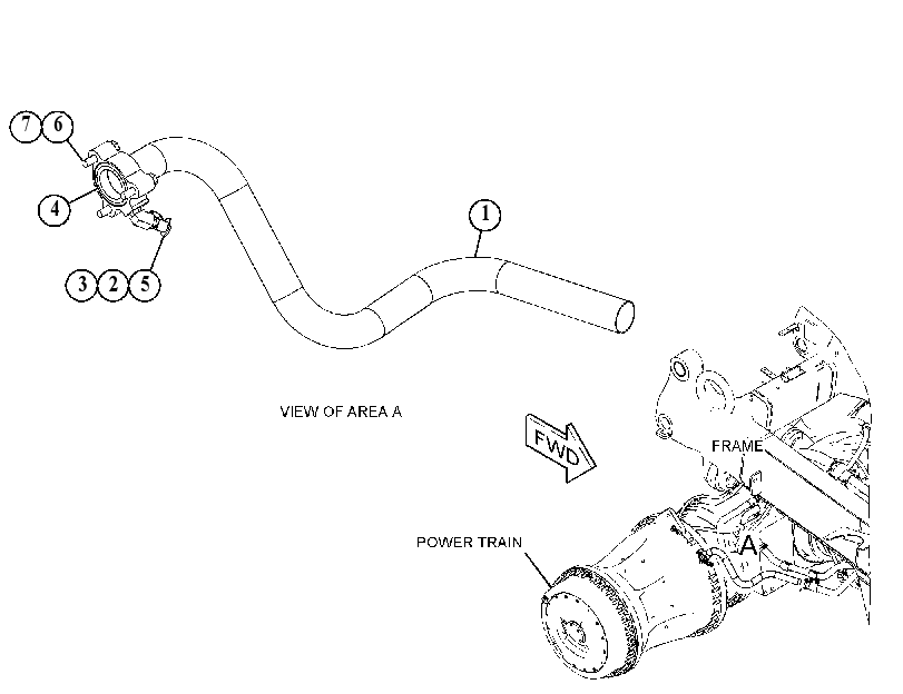LINES GP-BRAKE COOLING 4976176 CAT