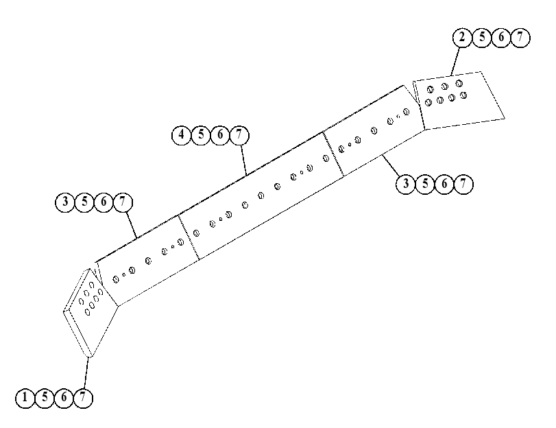 Зуб и режущая кромка 5072838 CAT