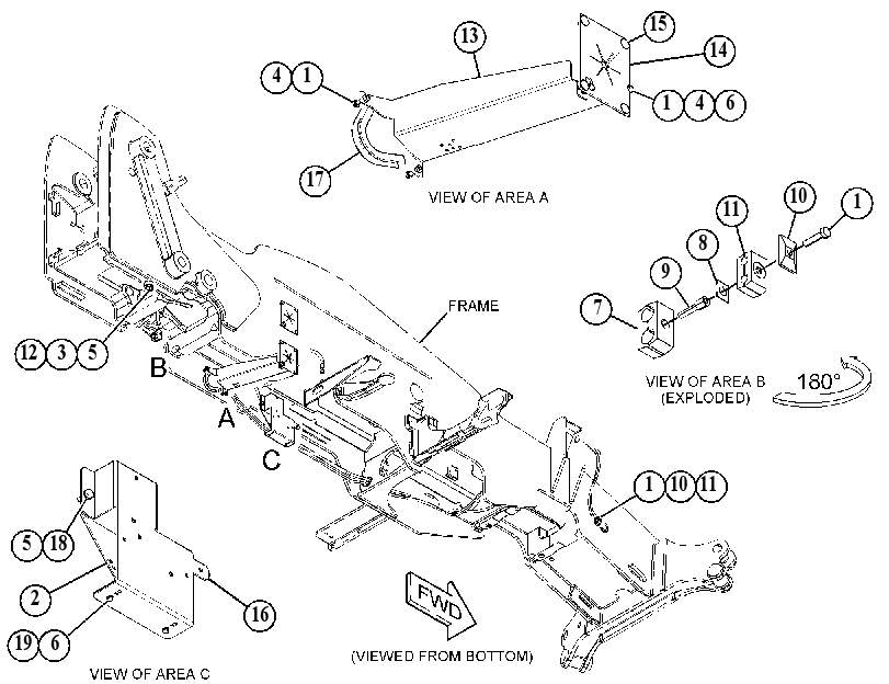 MOUNTING GP-HYDRAULIC LINES 4741625 CAT