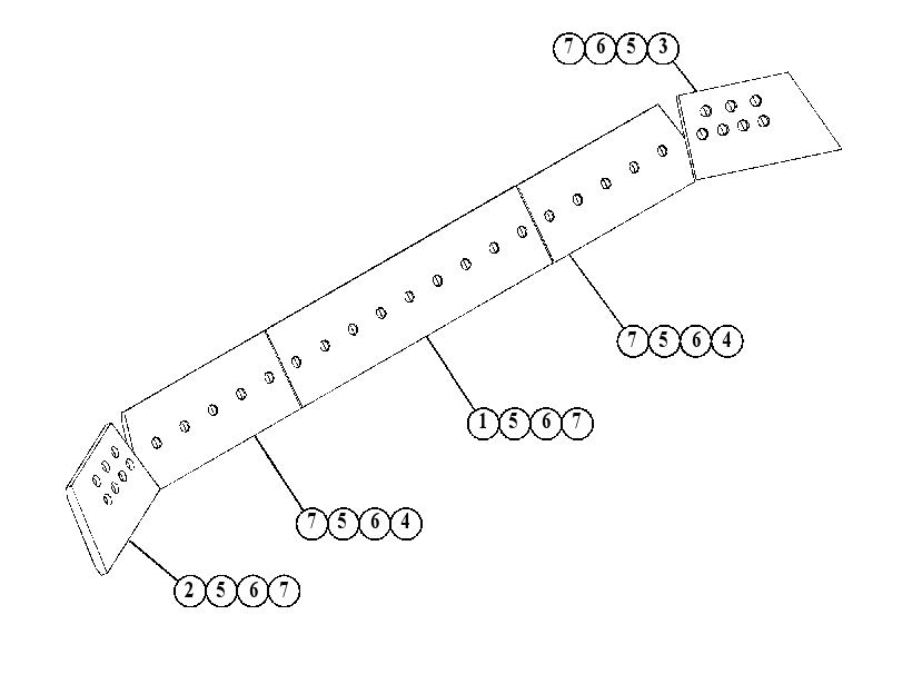 Зуб и режущая кромка 5072837 CAT
