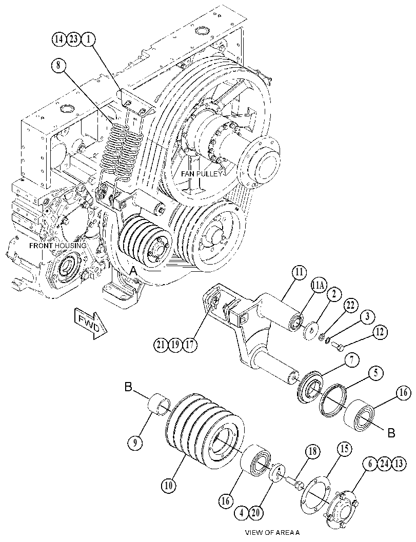 BELT TIGHTENER GP 3983596 CAT