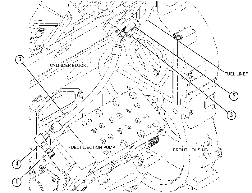 LINES GP-FUEL COLLECTOR 4897591 CAT