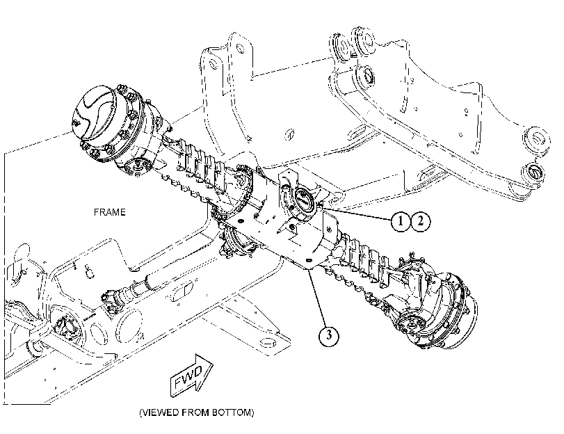 AXLE & MOUNTING GP 4766871 CAT