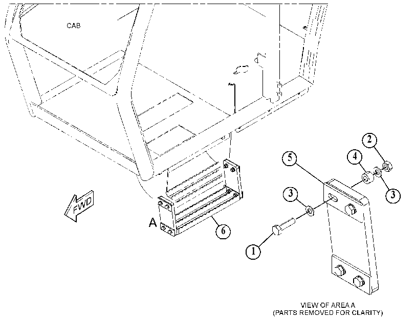 STEP & MOUNTING GP 5142159 CAT