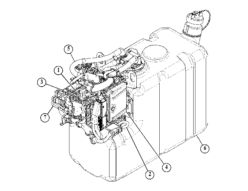 Модуль AdBlue (компоновка) 4996633 CAT