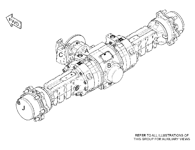 AXLE GP-FIXED 4684736 CAT