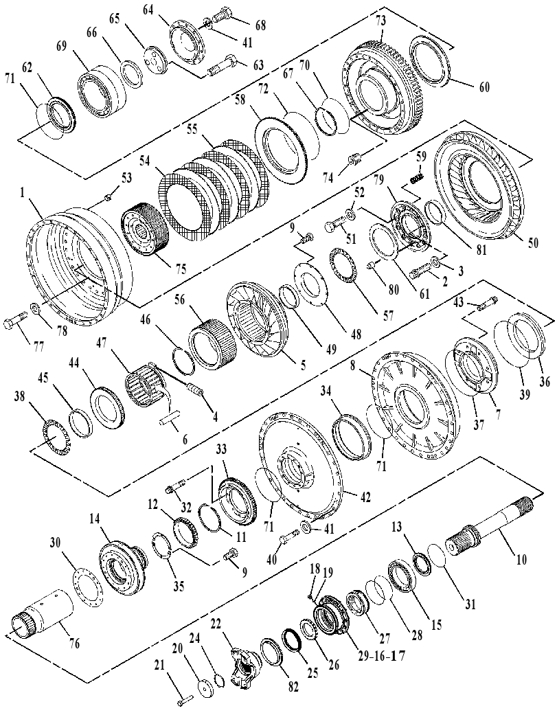 Гидротрансформатор 1165808 CAT