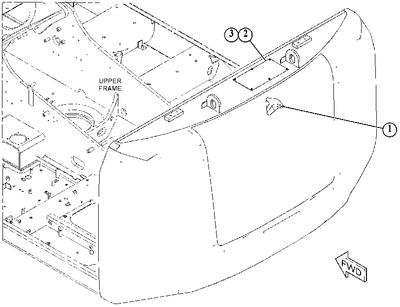 COUNTERWEIGHT AR 4676855 CAT