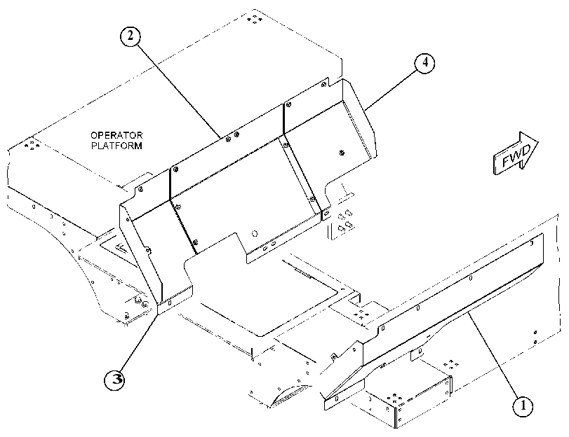 COVER GP-PLATFORM 5220756 CAT