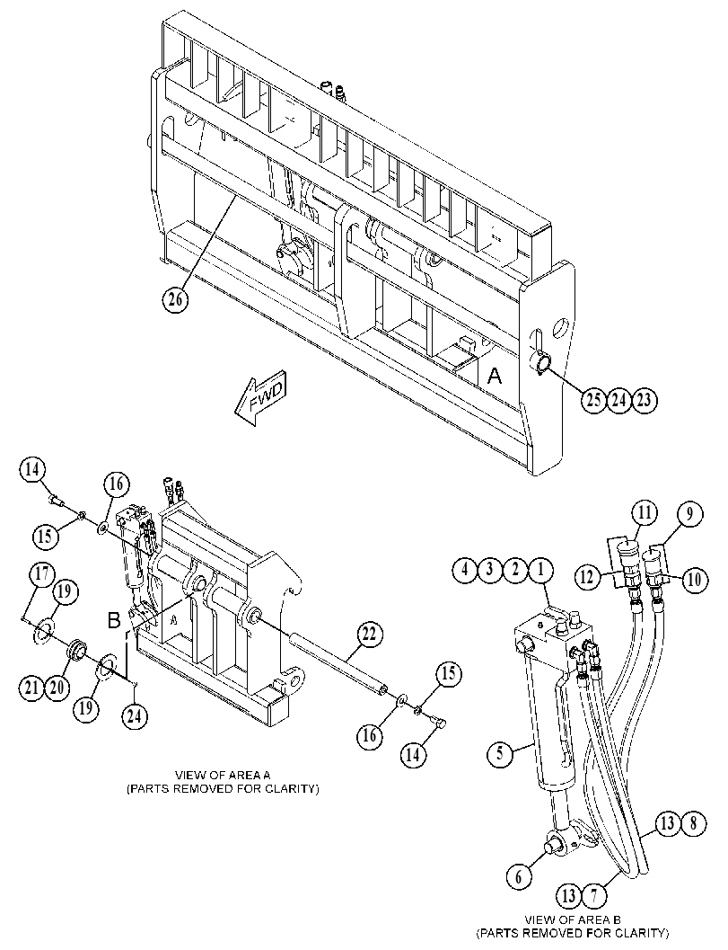 CARRIAGE AR-SIDE TILT 4740140 CAT