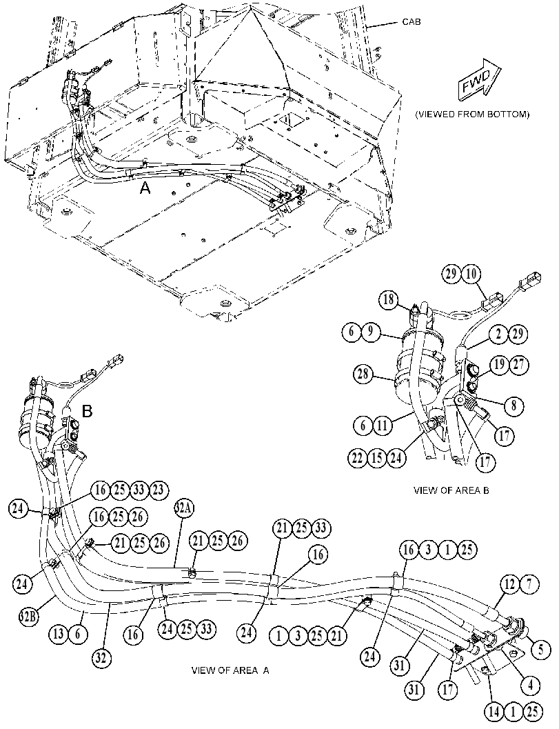 LINES GP-HEATER & AIR COND 3985490 CAT
