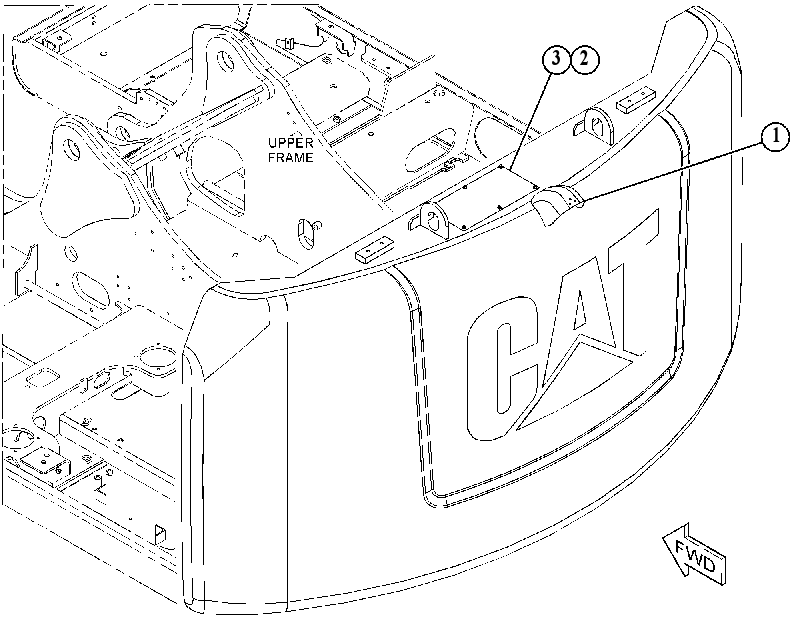 COUNTERWEIGHT AS 4676862 CAT