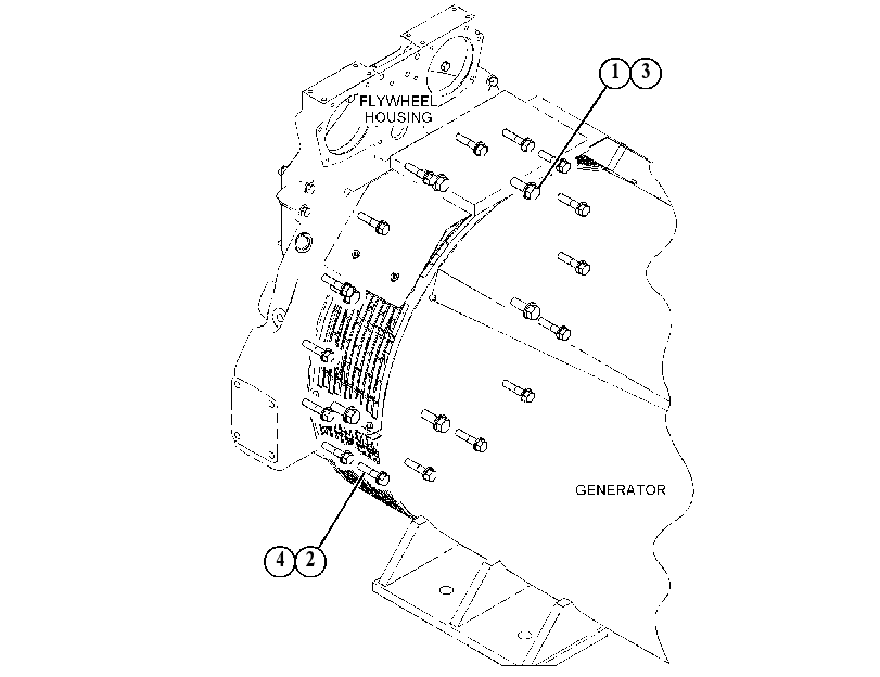 FASTENER GP-GENERATOR COUPLING 5133110 CAT
