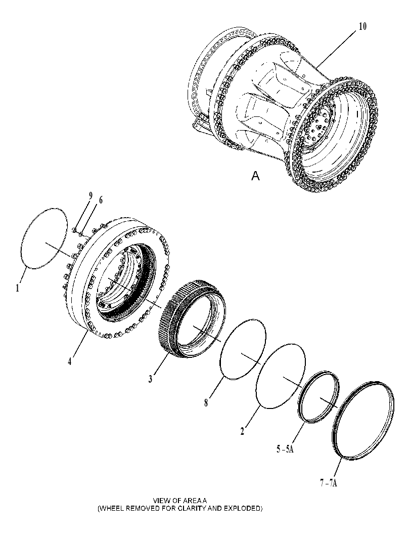 WHEEL & BRAKE GP 3671104 CAT
