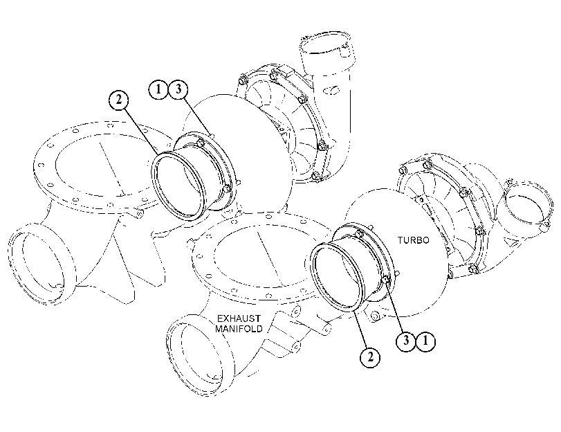 CONNECTION GP-EXHAUST 5074066 CAT