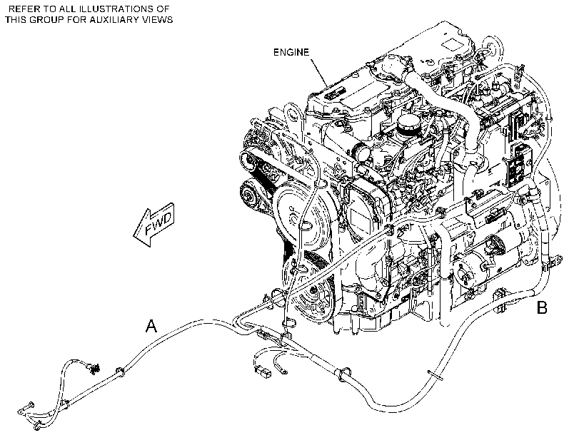 Проводка шасси 4580506 CAT