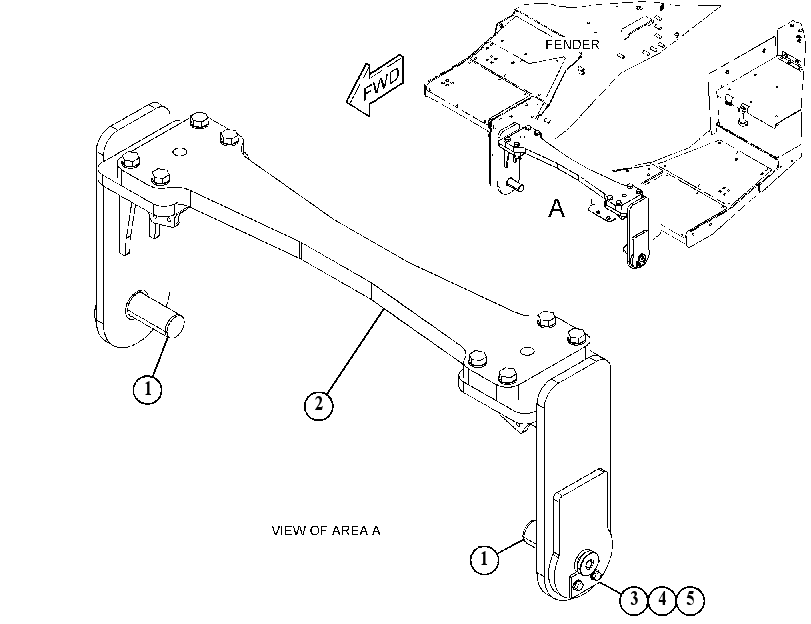 SUPPORT GP-FENDER 4711802 CAT