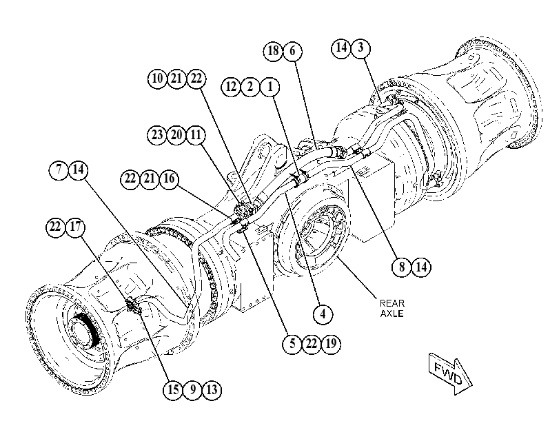 LINES GP-BRAKE COOLING 4419400 CAT