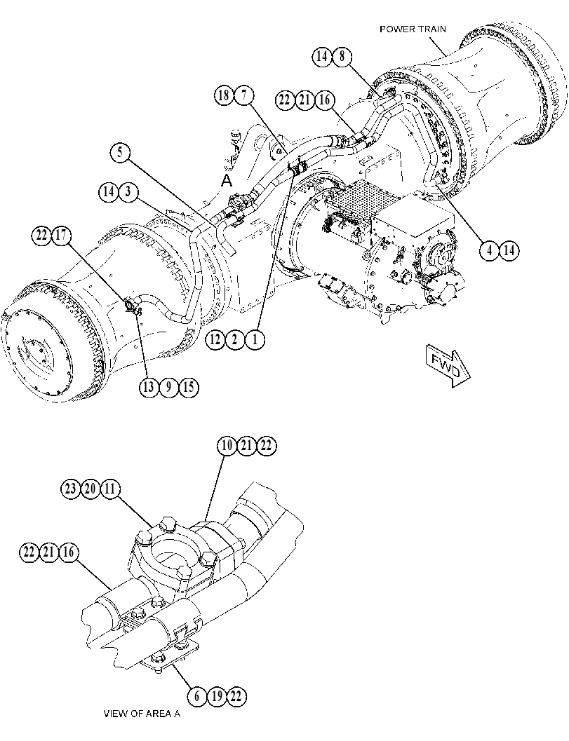LINES GP-BRAKE COOLING 3964645 CAT