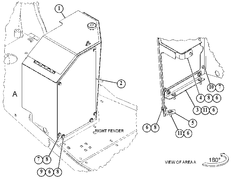 ENCLOSURE GP-HYDRAULIC TANK 3872940 CAT