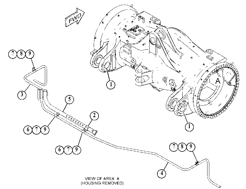 HOUSING GP-REAR AXLE 3976407 CAT