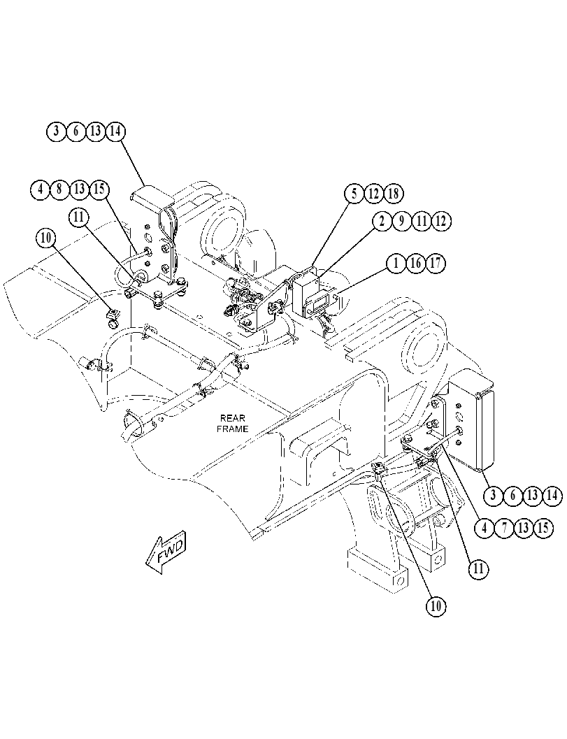 Проводка освещения 4228705 CAT