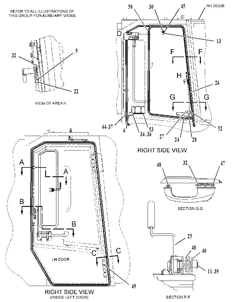 LATCH GP-CAB DOOR & WINDOW 2509306 CAT