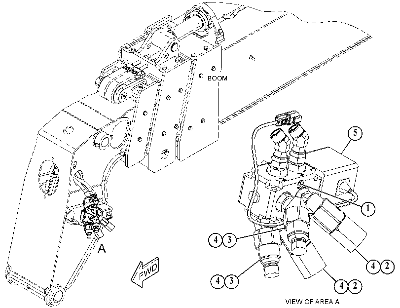 VALVE & MTG GP-DIVERTER 4869894 CAT