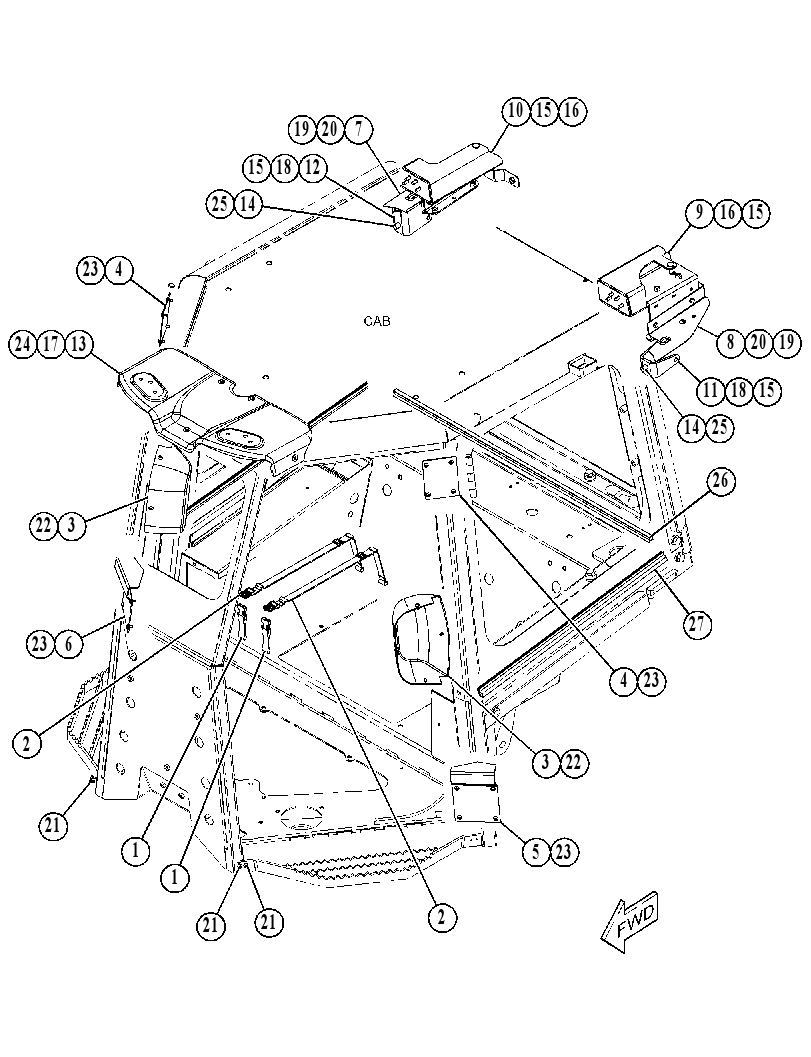 INSTALLATION GP-CAB 4885802 CAT