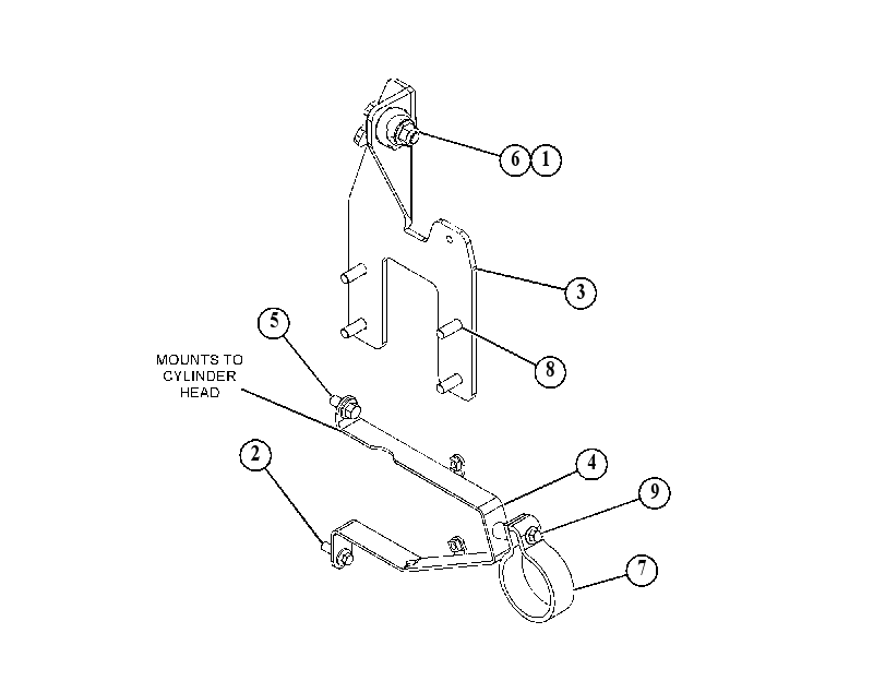 SUPPORT GP-BRACE 4327266 CAT