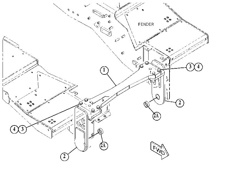 SUPPORT GP-FENDER 5069186 CAT