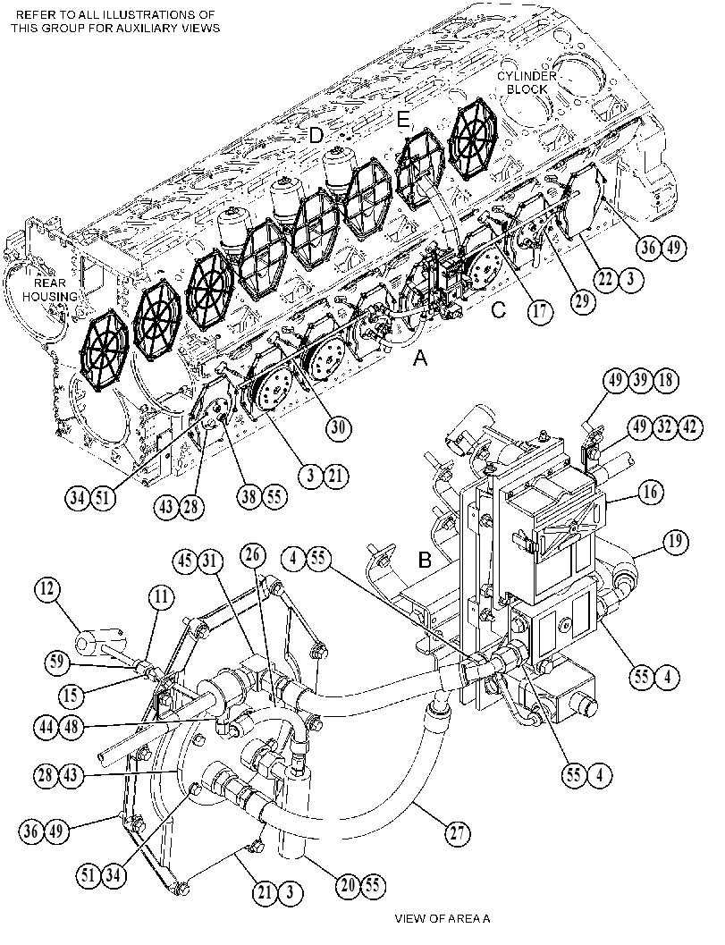 COVER GP-CRANKSHAFT 4635901 CAT