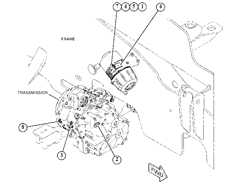 ADAPTER GP-TRANSMISSION 4867990 CAT