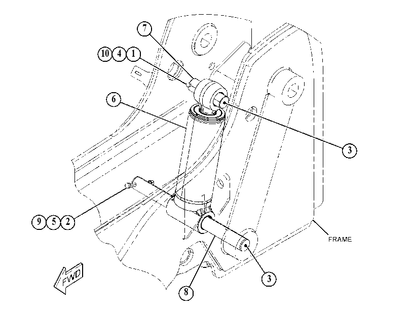 CYLINDER & MTG GP-COMPENSATING 4736836 CAT
