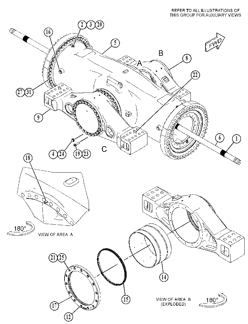 AXLE GP-OSCILLATING 3894686 CAT