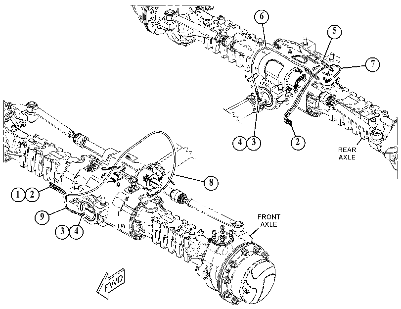 Трубопроводы смазки 5246107 CAT