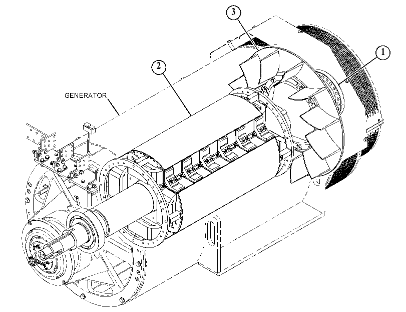 Ротор генератора 5071958 CAT