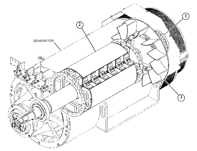 Ротор генератора 5071957 CAT