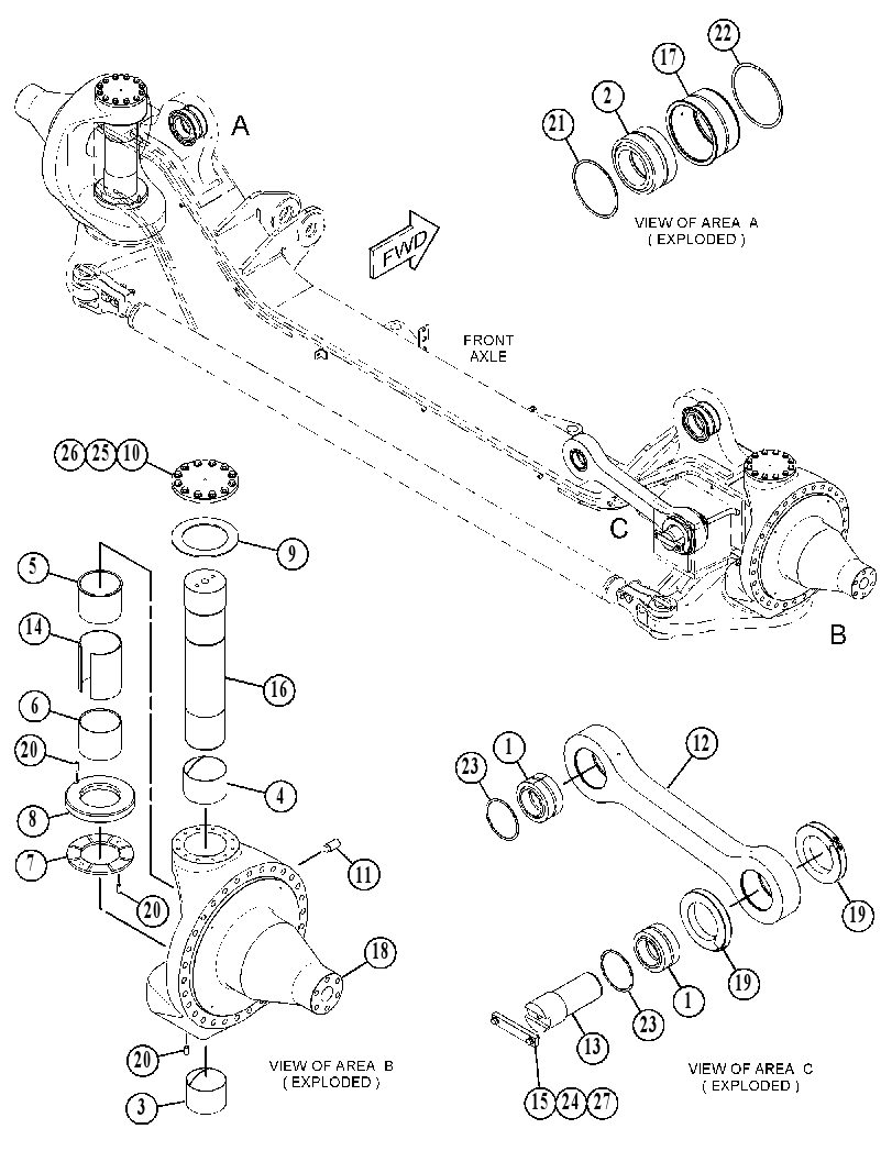 ARM GP-STEERING 4345555 CAT