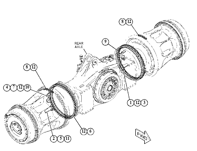 MOUNTING GP-WHEEL 3970676 CAT